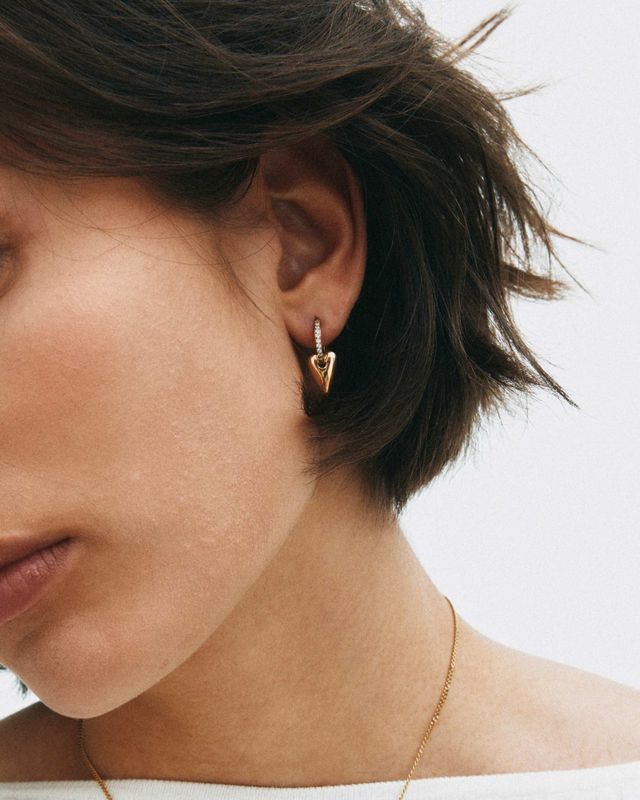 Amore Sprakle Hoops S Gold 132229