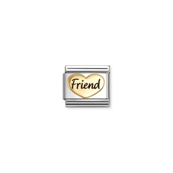 NOMINATION  FRIENDS gull hjerte 030285/84