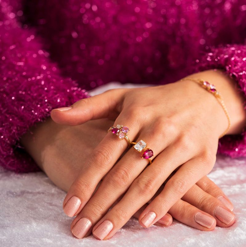 GLAM RING MED ROSA TONER